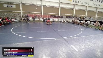 132 lbs Placement Matches (8 Team) - Keagan Sieracki, Texas Gold vs Durand Hamley, North Dakota