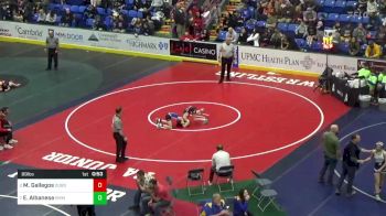 89 lbs Quarterfinal - Mateo Gallegos, Dubois vs Emilio Albanese, Emmaus