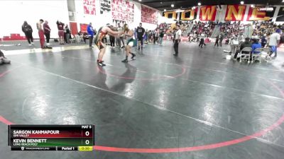 215 lbs Cons. Round 3 - Kevin Bennett, Long Beach Poly vs Sargon Kahmapour, Simi Valley