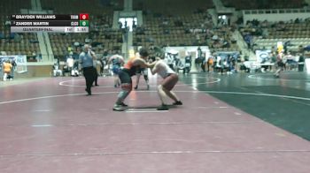 1A-4A 285 Quarterfinal - Brayden Williams, Thomasville HS vs Zander Martin, Cleburne County