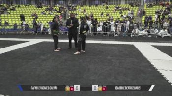 Isabelle Beatriz Sarzi vs Rafaelly Gomes Galvão 2026 CBJJE International BJJ Championships