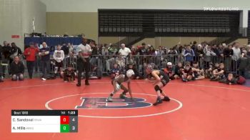 57 lbs 3rd Place - Cooper Sandoval, POWA ES vs Ariah Mills, Minion Black ES