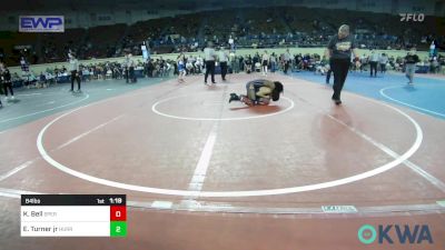 84 lbs 3rd Place - Kamden Bell, Sperry Wrestling Club vs Ej Turner Jr, Hurricane Wrestling Academy