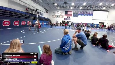 78 lbs Cons. Round 1 - Bridger Warner, Douglas WC vs Aiden Carter, Lusk Rawhide Wrestling Club