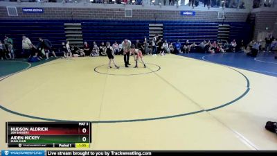 50 lbs Round 3 - Hudson Aldrich, 208 Badgers vs Aiden Hickey, Kuna Klub