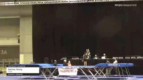 Sammy Young - Individual Trampoline, FOND - 2021 USA Gymnastics Championships