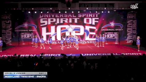Maryland Twisters - Smoke [2026 L4 Junior Day 1] 2026 Spirit of Hope Grand Nationals
