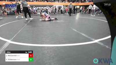 83 lbs Semifinal - Jett McConnell, Chickasha Youth Wrestling vs Ethan Dickerson, Ryse Wrestling Club
