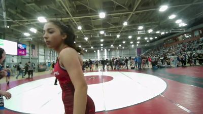 135 lbs Champ. Round 4 - Kimber Wait, Mat Rats Rebooted Wrestling vs Aleyna Byrd, Asylum Wrestling Club