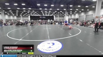 138 lbs Cons. Round 10 - Benjamin Gunlogson, Berge Elite Wrestling Academy vs Logan Schwanz, No Nonsense Wrestling