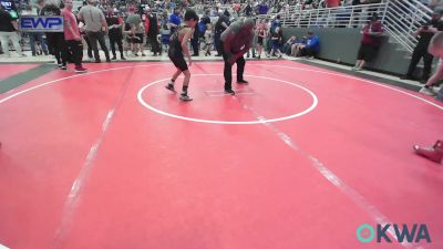 70 lbs Semifinal - Knox Trosky, Claremore Wrestling Club vs Tyson Chuculate, Coweta Tiger Wrestling