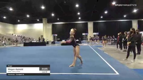 Megan Aamold - Floor, West Valley #154 - 2021 USA Gymnastics Development Program National Championships