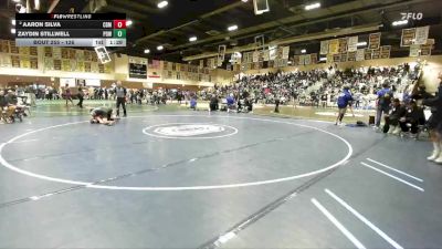 126 lbs Champ. Round 2 - Zaydin Stillwell, Poway vs Aaron Silva, Corona Del Mar