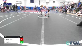 73 lbs Final - Jaxon Walker, Harrah Little League Wrestling vs Ezekiel Boyd, Harrah Little League Wrestling