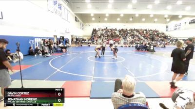 126 lbs Cons. Semi - Gavin Cortez, Pacifica High vs Jonathan Moreno, Wolves Den Wrestling Club