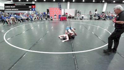 126 lbs James Bilby, Team Kansas Silver vs Landen Modica, Team Louisiana