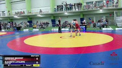 65kg Round 2 - Adrienne Brommit, Lake City Falcons vs Elizabeth Latulippe, Coast WA