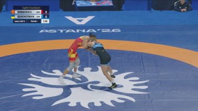 55 kg 1/8 Final - Veronika Konsevich, Macedonia vs Nataliia Klivchutska, Ukraine