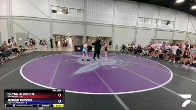 101 lbs Round 1 (8 Team) - Dilynn Albrecht, Wisconsin vs Jenger Rhodes, South Carolina