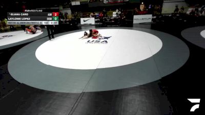 Champ. Round 3 - Eliana Caro, Alpha Omega Wrestling vs Laylonie Lopez, Eisenhower High School Wrestling