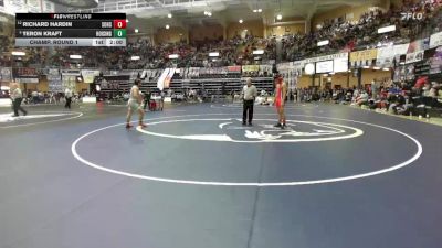 175 lbs Champ. Round 1 - Teron Kraft, Hoisington Hs vs Richard Hardin, Solomon Hs