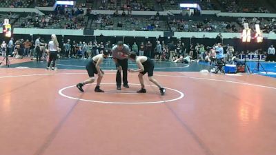 Rookie 6-8 95 Round 1 - Sawyer Perry, Jolliff Middle School vs Sawyer Ro, Midlothian Miners Wrestling Cl