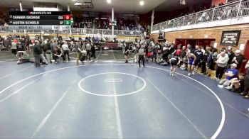 132 lbs Champ. Round 3 - Tanner George, Coeur D`Alene High School vs Austin Schield, Gonzaga Prep