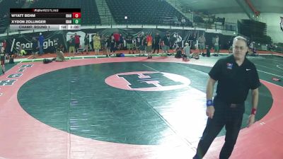 56-63 lbs Champ. Round 1 - Wyatt Behm, Idaho vs Xydon Zollinger, Idaho