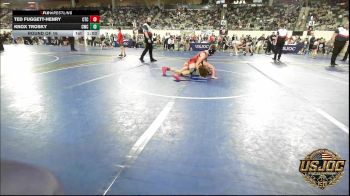 84 lbs Round Of 16 - Ted Fuggett-Henry, Comanche Takedown Club vs Knox Trosky, Claremore Wrestling Club