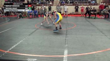 125_B lbs Semifinal - Bentley Ritenour, Mt.Pleasant vs Michael Brady, Council Rock South