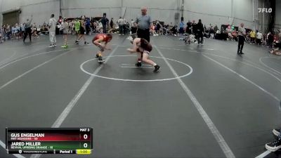 84 lbs Round 3 (3 Team) - Jared Miller, Revival Uprising Orange vs Gus Engelman, Mat Assassins