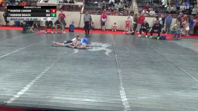 75_B lbs Round Of 16 - Hunter Lenker, Williams Valley vs Hudson Beach, Edinboro