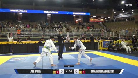 Graham Benjamin Huisjes vs Jake N Vera 2025 Pan Kids Jiu-Jitsu IBJJF Championship