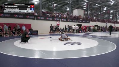 70 kg Champ. Rd Of 128 - Justin Soriano, Dragon Wrestling Club vs Ramon Salazar, Northern Colorado Wrestling Club