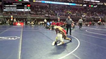 1A-150 lbs Champ. Round 1 - Aiden Hellman, Don Bosco vs Kort Steffens, South Winneshiek