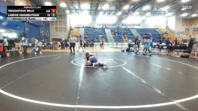 120 lbs Round 3 (8 Team) - Landon Higginbotham, Funky Monkey vs Teequavious Mills, Athens Christian