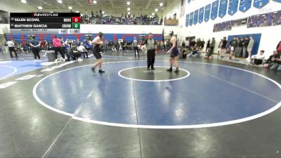 190 lbs Cons. Round 3 - Talen Scovil, Mountain Home vs Matthew Garcia, Columbia (Burbank)