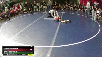 50 lbs Round 1 (6 Team) - Damon Sidoriak, Kansas Python vs Henrik Pederson, North Dakota 2