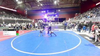 46 lbs Quarterfinal - Kashtyn Grant, Torrington WC vs Zipp Martinez, Bear Cave WC