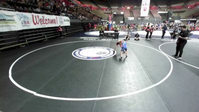 71 lbs Champ. Rd Of 16 - Benjamin Espinosa, SilvaBack Training Center vs Logan Garcia, Poway Wrestling