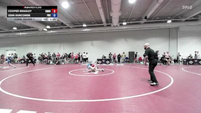 48 lbs Cons. Round 1 - Cooper Bradley, Open Mats Wrestling Club vs Odin Duncombe, Pinnacle Wrestling Club