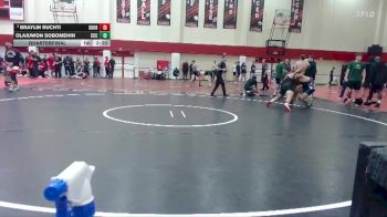 174 lbs Quarterfinal - Olajuwon Sobomehin, Clackamas Community College vs Braylin Ruchti, Southern Oregon