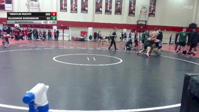 174 lbs Quarterfinal - Olajuwon Sobomehin, Clackamas Community College vs Braylin Ruchti, Southern Oregon