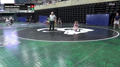 41 lbs Rr Rnd 3 - Braelynn Sutton, Kennedyville vs Codie Caldarelli, Allentown