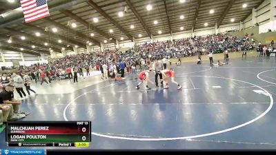 113 lbs Cons. Round 4 - Logan Poulton, Park City vs Malchijah Perez, Gunnison