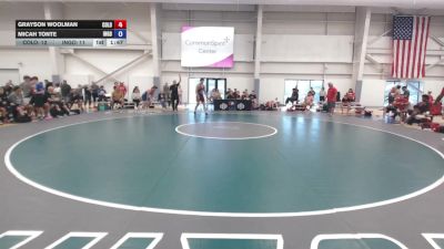175 lbs Grayson Woolman, Colorado vs Micah Tonte, Indiana Gold