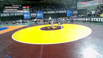 Boys 3A 106 lbs Quarterfinal - Alexander Polk, Timberline vs Brayden Harrison, Hermiston