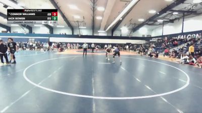 165 lbs Champ. Round 2 - Jack Bowen, New York University vs Connor Williams, Adrian