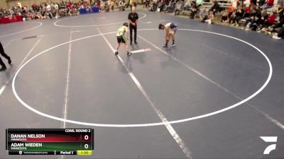 117 lbs Cons. Round 2 - Danan Nelson, Minnesota vs Adam Wieden, Minnesota