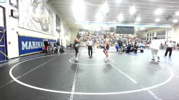 215 lbs Quarterfinal - Xavier Brooks, Laguna Beach vs Nathaniel Flores, Paloma Valley